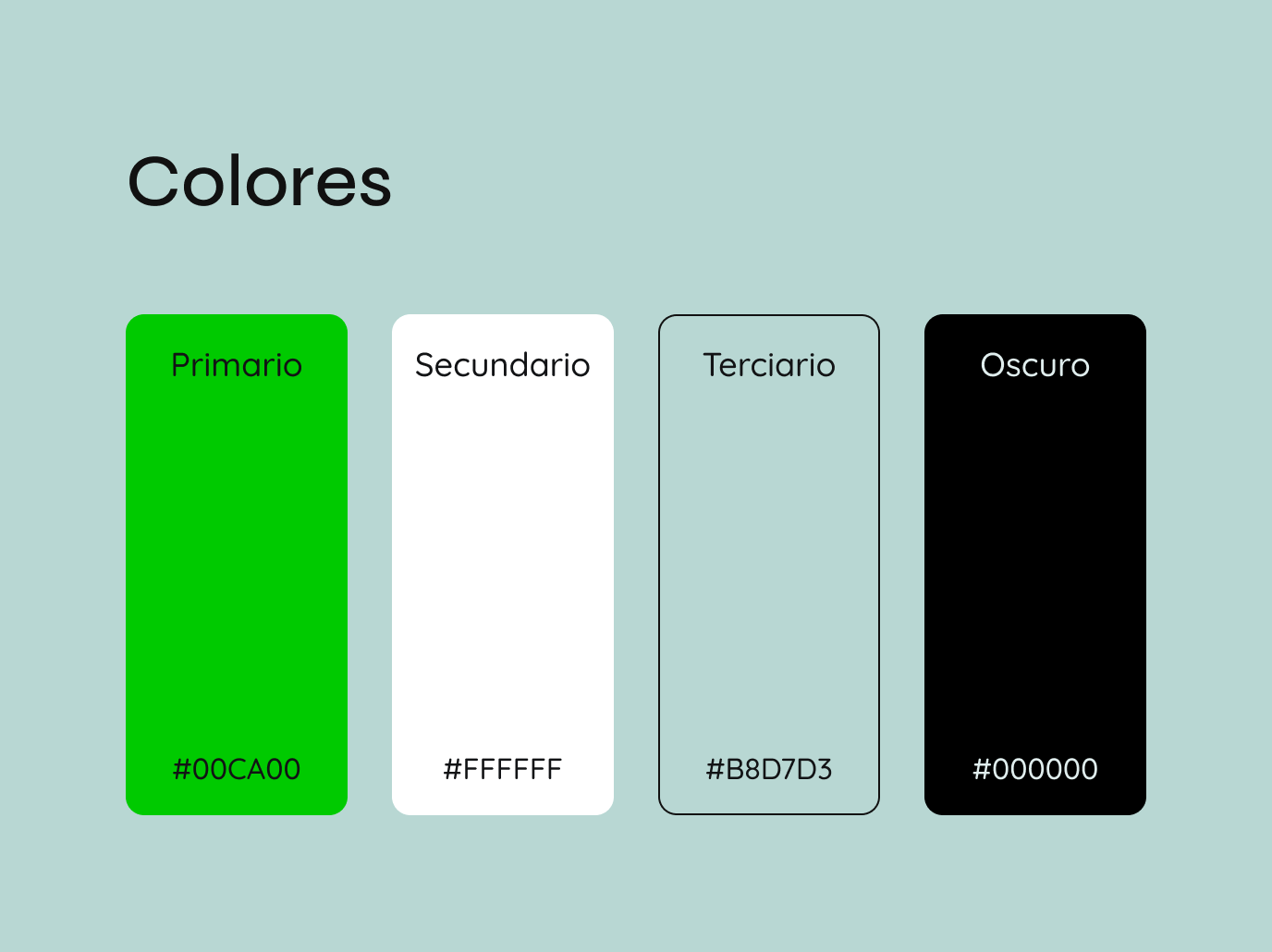 Paleta de colores de la identidad visual de marca de Bookloop Paleta de colores de la identidad visual de marca de Bookloop