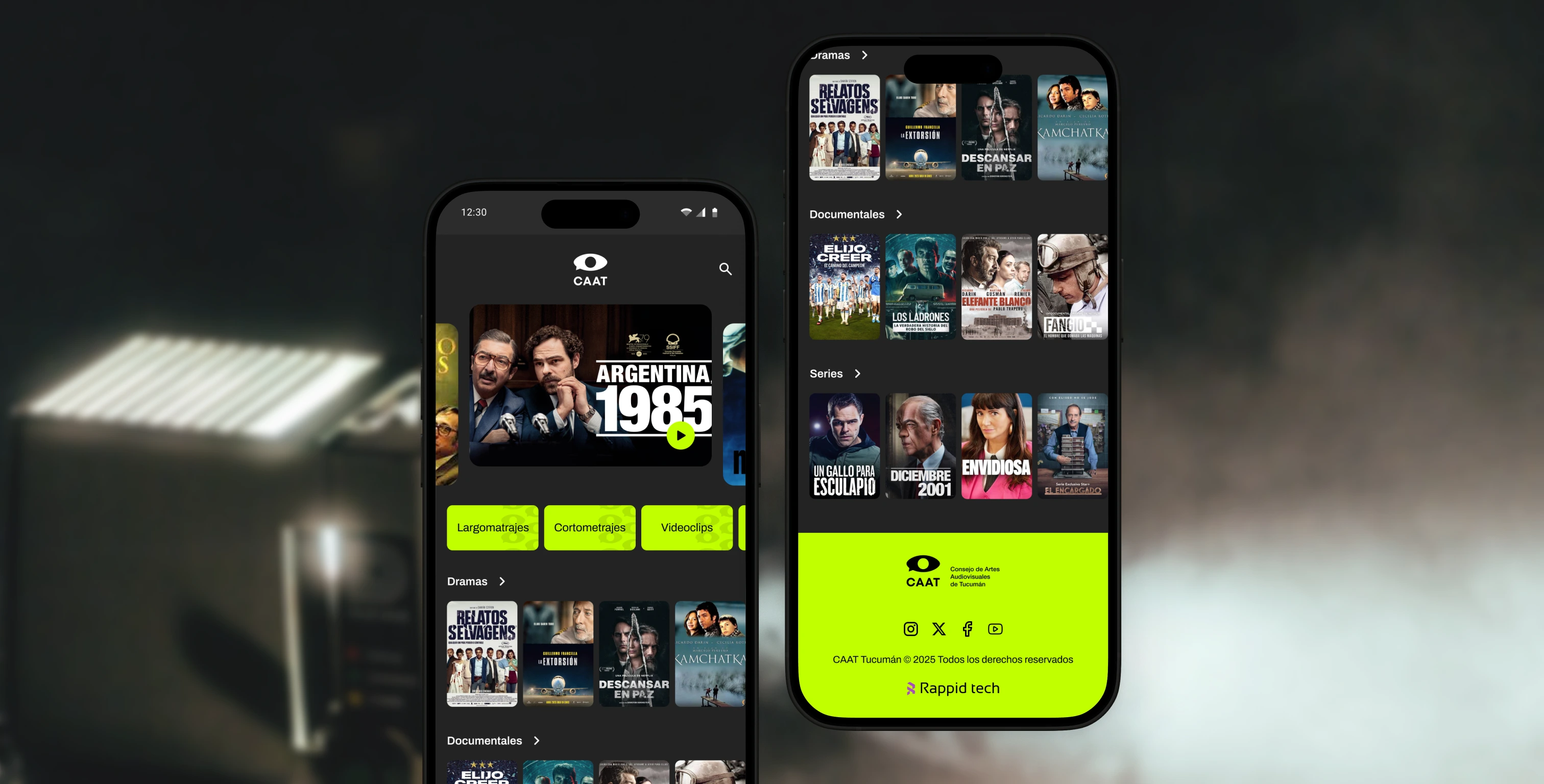 Plataforma de streaming: Consejo de Artes Audiovisuales Tucumán Plataforma de streaming: Consejo de Artes Audiovisuales Tucumán